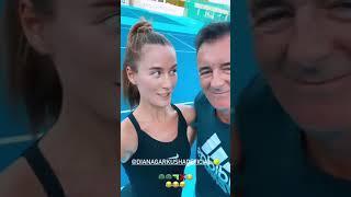 Diana Harkusha at Davide Tennis in United Arab Emirates