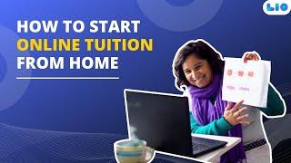 How to Start Online Tuition at Home | Work From Home 2022 | Online Teaching for Beginners