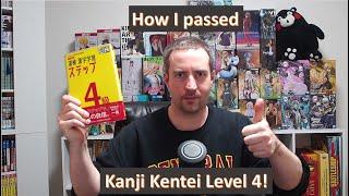 I passed Kanji Kentei level 4! Here are my tips and tricks on how to pass this Japanese Kanji test!