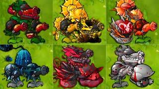 PVZ Fusion 2.6 Challenge - Team FAMILY Plants Fusion VS All Ultimate Zombies - Who Will Win?