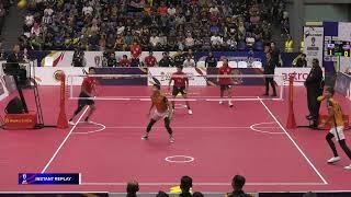 Japan vs Malaysia - Group C - Team Regu - Premier -  ISTAF Sepaktakraw World Cup Kuala Lumpur 2024