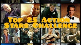 Top 25 Action Star Challenge from @hucks pop culture cafe