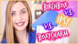 Ipsy vs Birchbox vs Boxycharm Unboxing: January 2015 | Courtney Lundquist