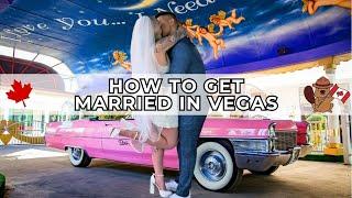 Getting Married in Vegas as a Canadian! | the reality of the little white wedding chapel