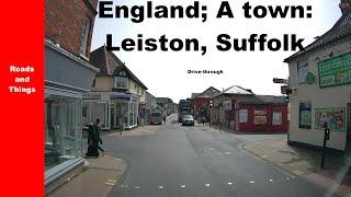 England; town drive: Leiston, Suffolk, England, UK.