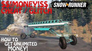 HOW TO GET UNLIMITED MONEY IN SNOWRUNNER | HOW TO EASY MONEY | MONEY CHEAT & GLITCH | PS4 & Xbox One