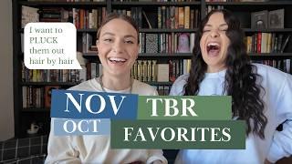 NOVEMBER TBR | Plus Oct Favs!