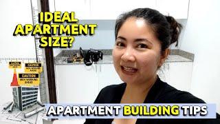 Apartment BUILDING Tips | Ideal Size of an Apartment? | Retired OFW