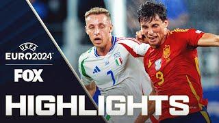 Spain vs. Italy Highlights | UEFA Euro 2024