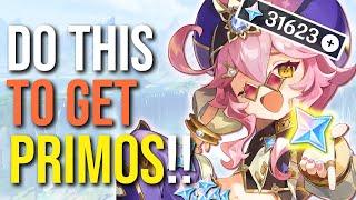 F2P Players: DO THESE to Get PRIMOGEMS NOW!! | Genshin Impact