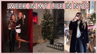 [VLOG] Week in My Life in NYC: Christmas Tree, Apartment Decor, Self-Care, Workouts & Friend Dates!