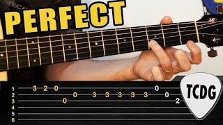 Melodía FÁCIL en Guitarra Acústica: Perfect - Ed Sheeran | TABS TCDG