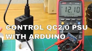 Set QuickCharge 2.0 PSU's Output Voltage With Arduino