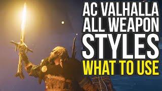 Assassin's Creed Valhalla Gameplay - All Weapon Styles & What To Use (AC Valhalla Gameplay)