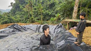 Orphan boy: buy pond cover to save cost for his fish pond