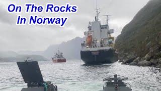 Ship Runs Aground in Norway After The Engine Stopped.