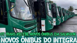 FOMOS CONFERIR OS NOVOS ÔNIBUS DO INTEGRA QUE FORAM ENTREGUES EM SALVADOR!