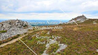 The Beauty of Peak District & Shropshire Hills from the Air | 4K Cinematic Drone