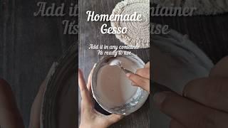 DIY Gesso || Homemade Gesso #shorts