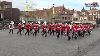 Show, Marching  & Concertband Flora Band tijdens Oranje Bandshow Dordrecht 2024