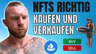 NFTS RICHTIG auf Marktplätzen kaufen & verkaufen (Mach NICHT diesen Fehler!)