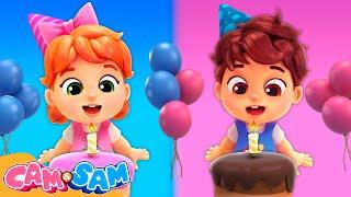 Happy Birthday Babies!  Nursery Rhymes & Kids Songs | Cam & Sam