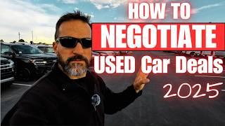 How to Negotiate USED Car Deals in 2025. Buyers Market is coming...