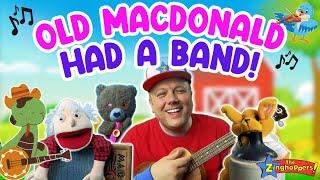 Old MacDonald Had a Farm - and a Band! | Sing Along Nursery Rhymes | Bluegrass | The Zinghoppers!