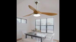 Ceiling fan with light manufacturer prototype function display