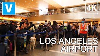 [4K] LAX - SEASON 1 [JULY] - Walking around Los Angeles INTERNATIONAL Airport, USA - 4K UHD