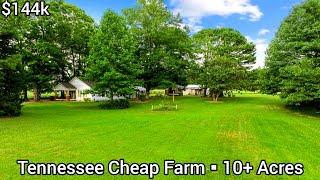 Tennessee Cheap Farmhouse For Sale | 10+ Acre| $144k| Tennessee Real Estate For Sale |Home With Land