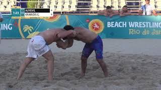 BRONZE Men's BW - 90 kg: K. ALIYEV (AZE) v. G. KRIARIDIS (GRE)