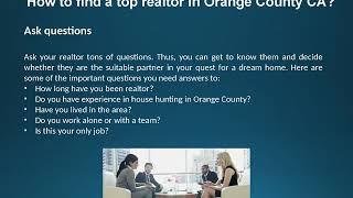 Top Realtor in Orange County CA