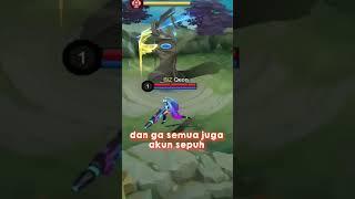 4 ciri akun sepuh di mobile legends ️