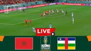 بث مباشر مباراة المغرب وافريقيا الوسطى 10-12-2024 تصفيات كأس الامم الافريقية 2025 محاكاة