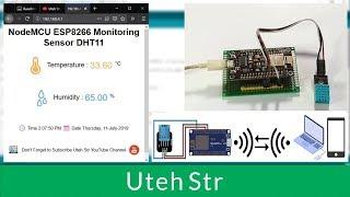 Arduino | NodeMCU ESP8266 DHT11 Live Monitoring Sensor (NodeMCU ESP8266 as an Access Point)