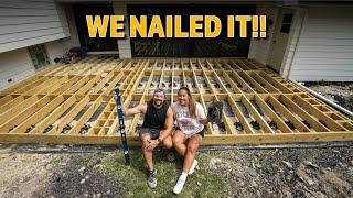 All Framed Up! | Building a New Backyard Deck - Part 2: Framing