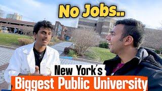 Only 10% Students with Jobs.. New York's Largest Public University!