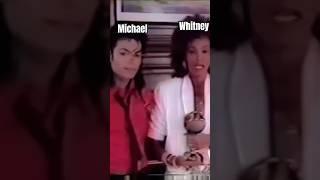MICHAEL JACKSON ANDDD WHITNEY HOUSTON?!? #michaeljackson #whitneyhouston #shorts