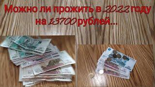 Можно ли прожить в 2022 году на 13700 рублей...