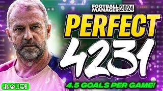 Flick's PERFECT 4231 FM24 Tactics! (4.5 Goals) | Best FM24 Tactics