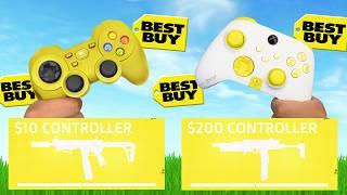 I Won Warzone on $10 vs $200 Best Buy Controllers