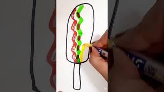 How to draw a icecream #youtubeshorts #trending #shortsfeed #viralvideo #subscribe it #art #short