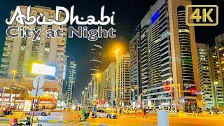 Walking in Abu Dhabi at Night | Hamdan Street to World Trade Center Abu Dhabi [4K]