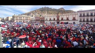 Marchan miles de maestros en la capital; autoridades de gobierno llaman al dialogo