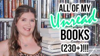 ALL of the Books I Have to Read | 230+ Book TBR Tour