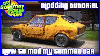 HOW TO MOD MY SUMMER CAR?! - My Summer Car MODDING Tutorial