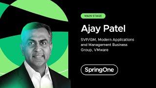 Ajay Patel at SpringOne 2021