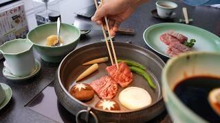 Delicious Wagyu Hotpot in Kyoto Japan