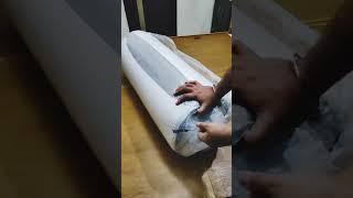 Wakefit Orthopaedic Memory Foam Mattress Unboxing - UNBELIEVABLE PACKAGING! #shorts @Wakefit